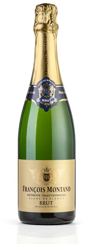 Francois Montand Brut Blanc de Blancs Front Bottle Shot