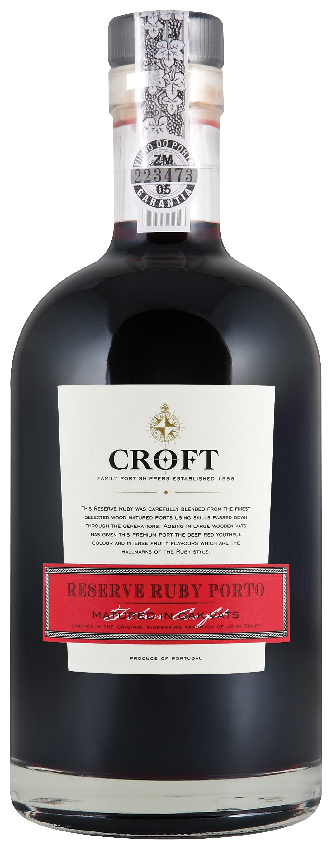 Croft Reserve Ruby Porto Front Bottle Shot