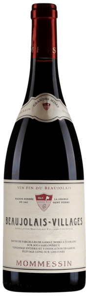 Mommessin Beaujolais-Villages 2020  Front Bottle Shot