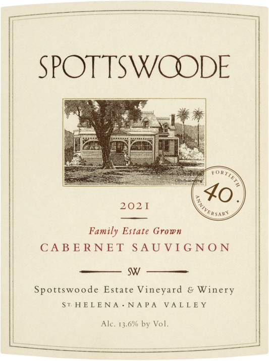 Spottswoode Cabernet Sauvignon (1.5 Liter Magnum) 2021