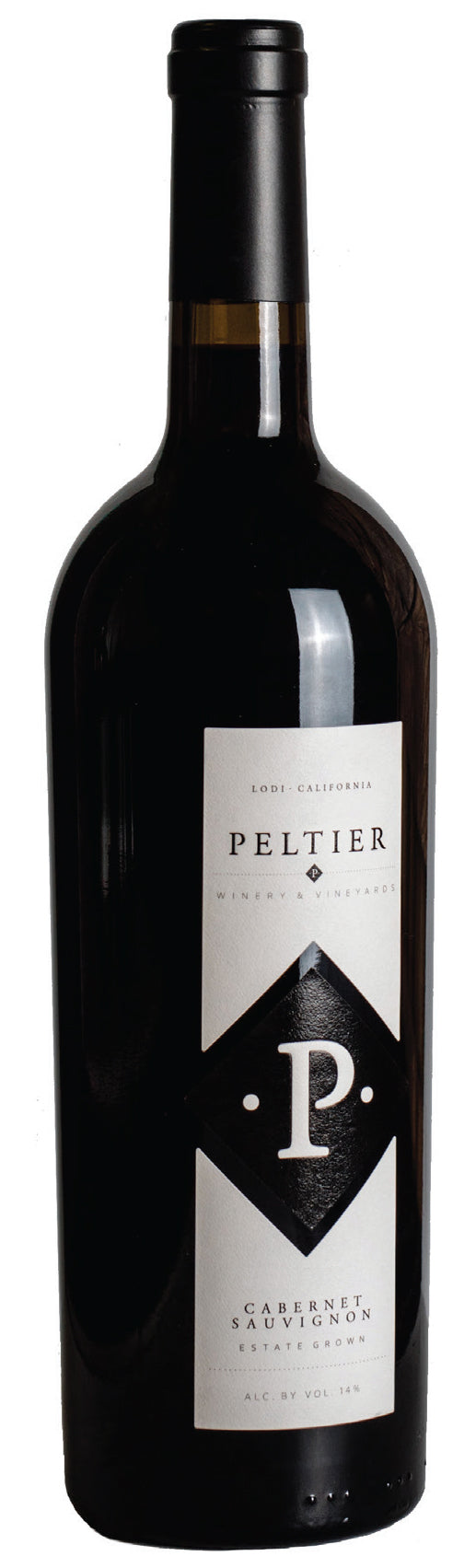 Peltier Black Diamond Cabernet Sauvignon 2019  Front Bottle Shot