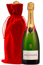 Bollinger Brut Special Cuvee with Red Velvet Gift Bag
