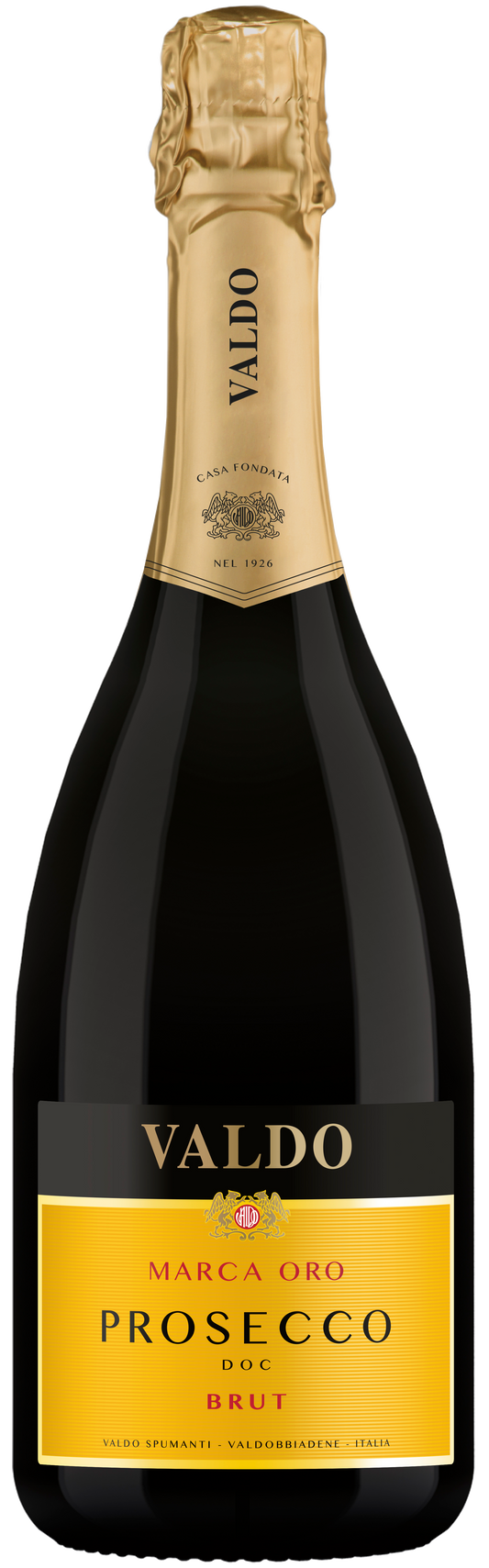 Valdo Marca Oro Prosecco Brut  Front Bottle Shot