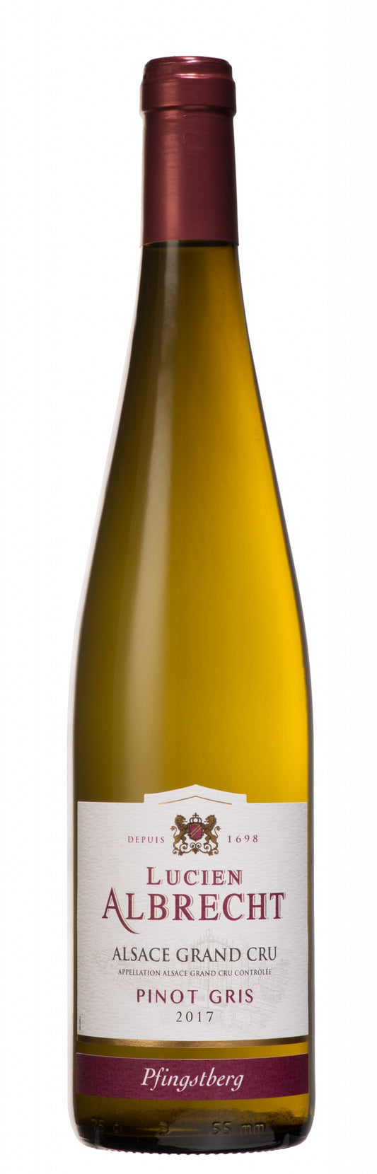 Lucien Albrecht Grand Cru Pfingstberg Pinot Gris 2017  Front Bottle Shot