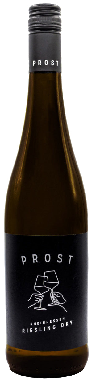 Prost Rheinhessen Dry Riesling 2022  Front Bottle Shot