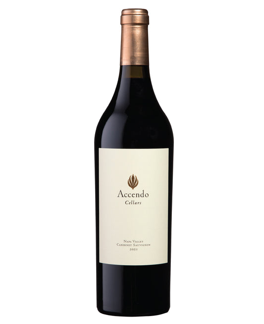 Accendo Cellars Cabernet Sauvignon 2021  Front Bottle Shot