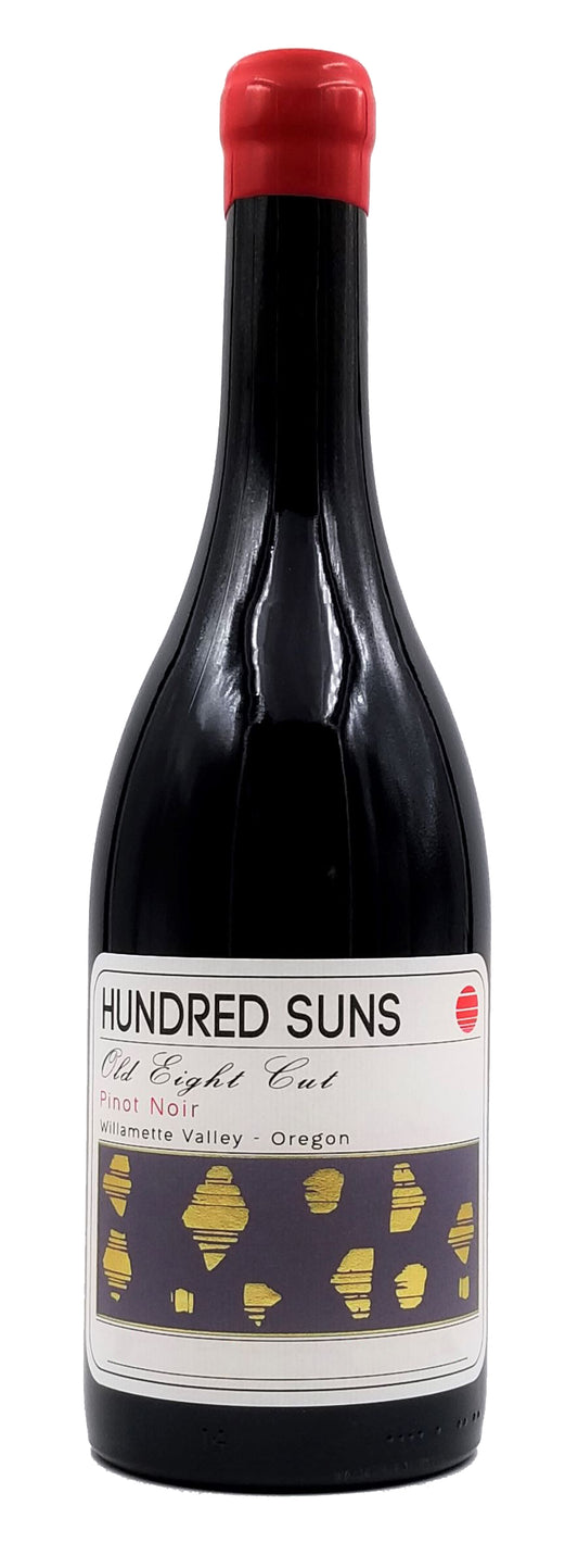 Hundred Suns Old Eight Cut Pinot Noir 2022  Front Bottle Shot