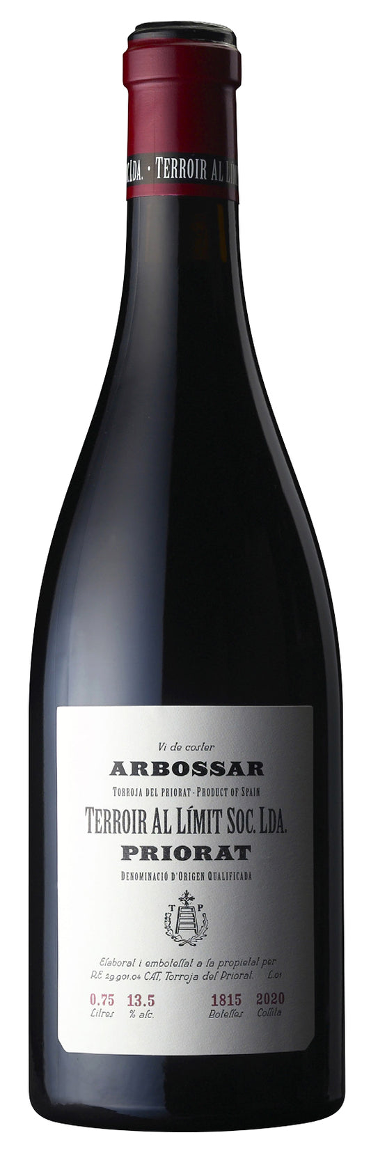 Terroir Al Limit Arbossar 2022  Front Bottle Shot