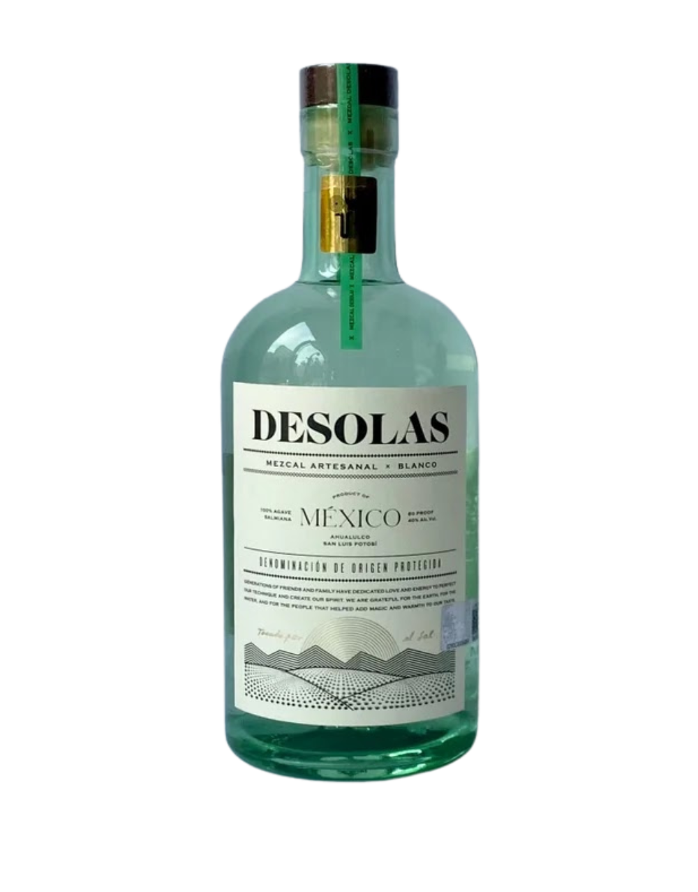 DESOLAS MEZCAL BLANCO 750 ML