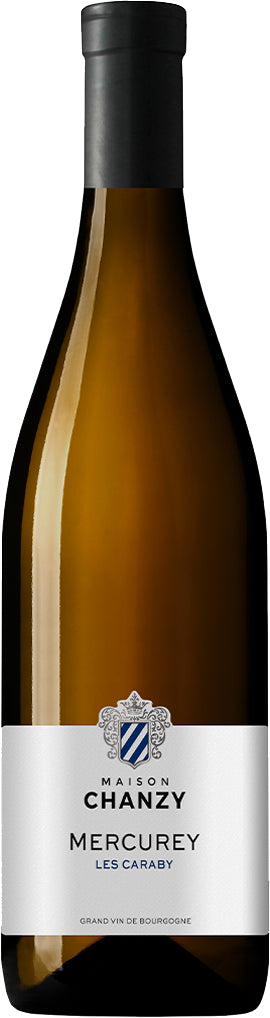 Maison Chanzy Mercurey Les Caraby Blanc 2021  Front Bottle Shot
