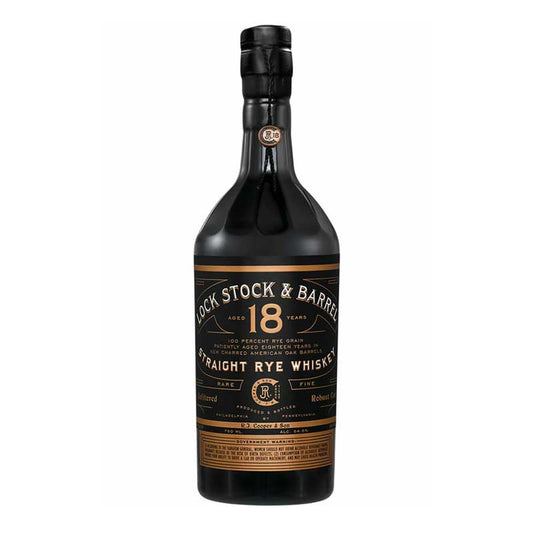 Lock Stock & Barrel 18 Year Rye Whiskey 750ml