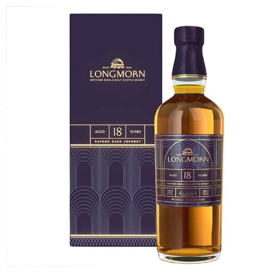 Longmorn 18 Year Speyside Single Malt Scotch Whiskey 700ml