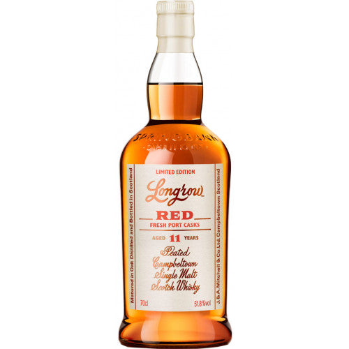 Longrow Red Port Finished 11 Year Old Peated Single Malt Scotch Whisky