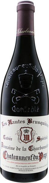 Domaine de la Charbonniere Chateauneuf-du-Pape Les Hautes Brusquieres 2019  Front Bottle Shot