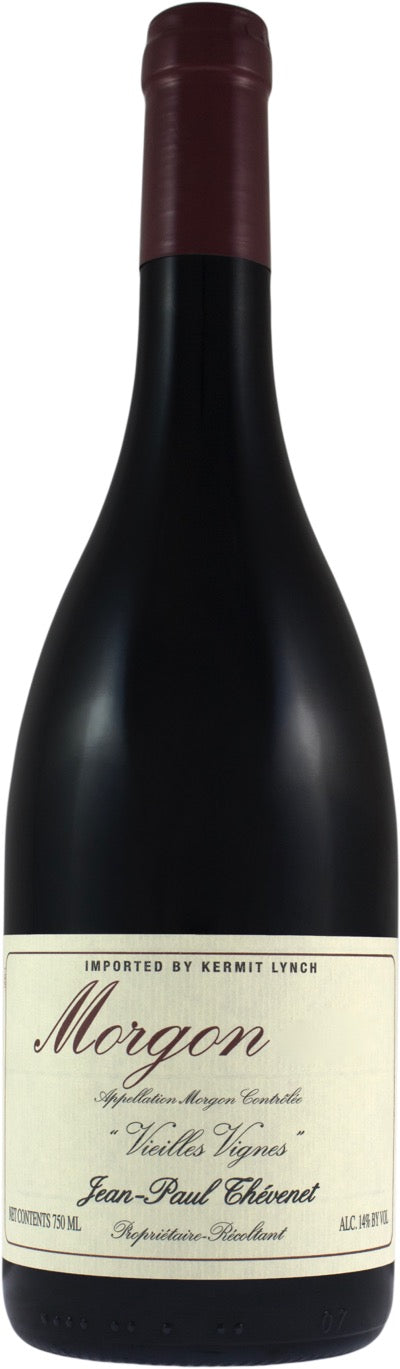 Jean-Paul et Charly Thevenet Morgon Vieilles Vignes 2023  Front Bottle Shot