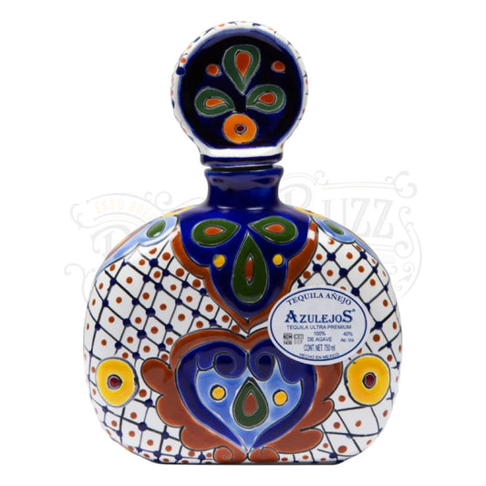 Los Azulejos AÃ±ejo Talavera Tequila