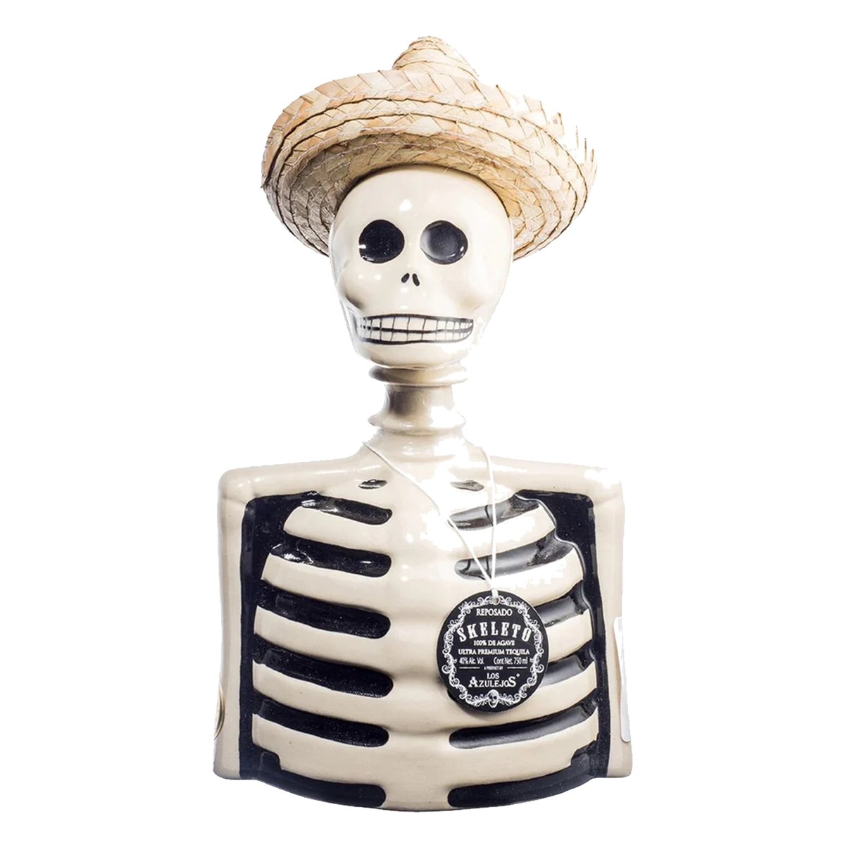 Los Azulejos Skelly Reposado Straw Hat