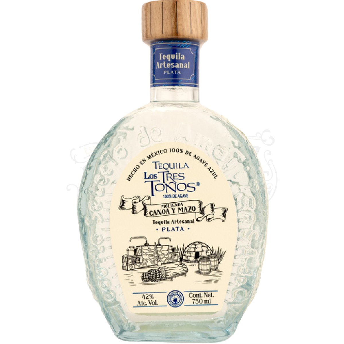 Los Tres Tonos Tequila Plata
