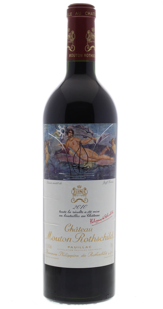 Chateau Mouton Rothschild  2010  Front Bottle Shot