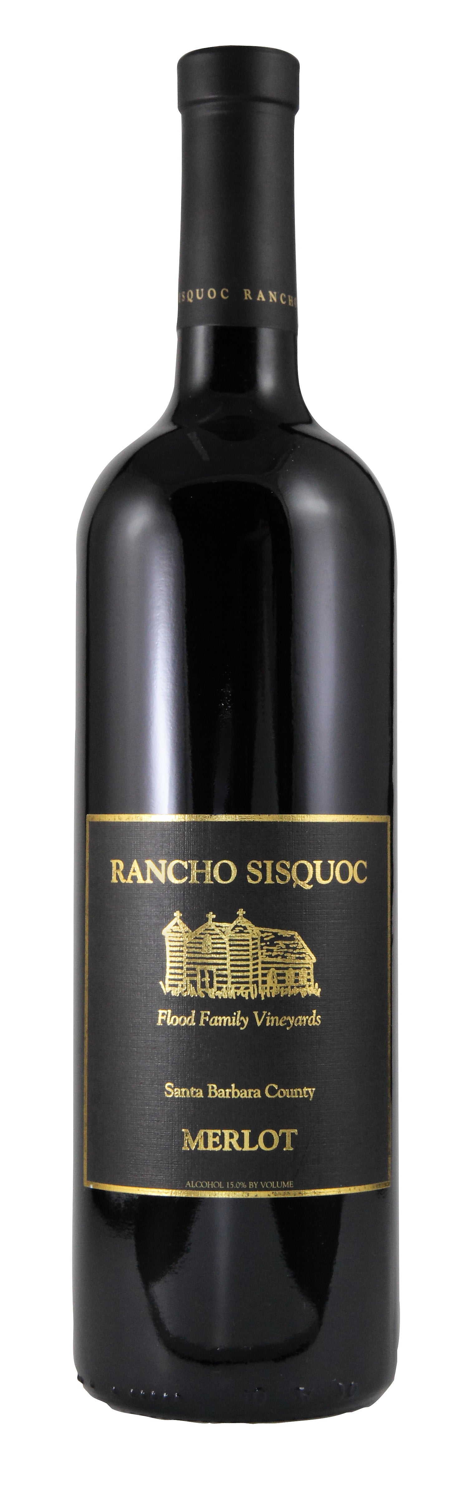 Rancho Sisquoc Merlot 2019  Front Bottle Shot