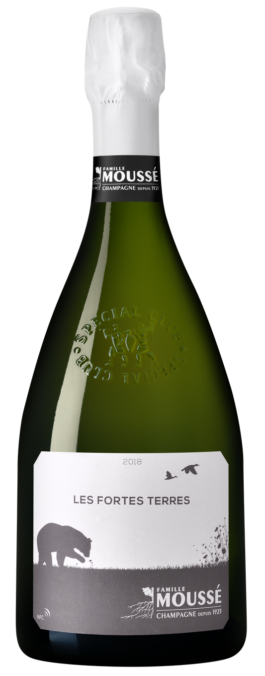 Mousse Fils Les Fortes Terres Blanc de Noirs 2019  Front Bottle Shot