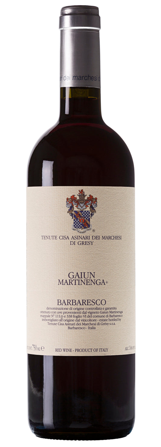 Marchesi di Gresy Barbaresco Gaiun Martinenga 2018  Front Bottle Shot