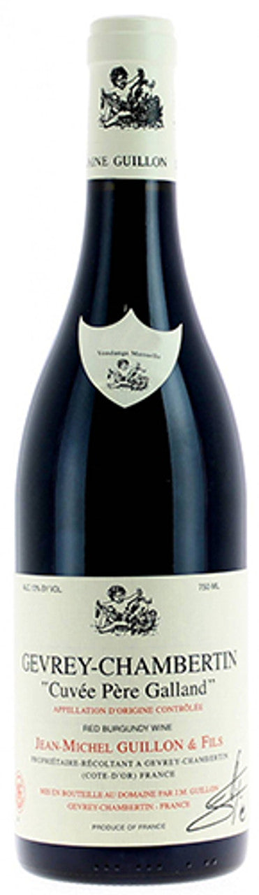 Domaine Guillon Gevrey-Chambertin Cuvee Pere Galland 2018  Front Bottle Shot