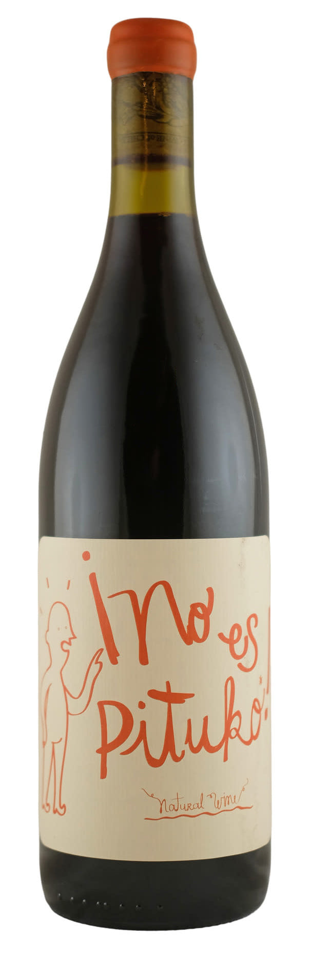 Echeverria No Es Pituko Natural Wine Cabernet Sauvignon 2022  Front Bottle Shot