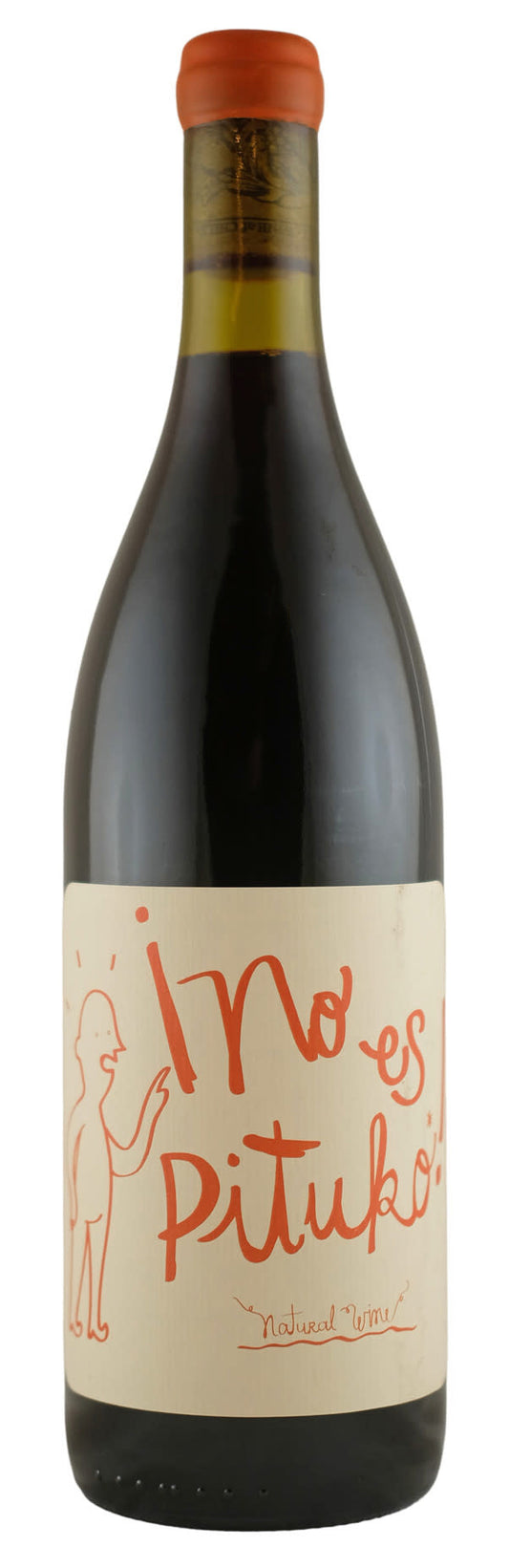 Echeverria No Es Pituko Natural Wine Cabernet Sauvignon 2022  Front Bottle Shot