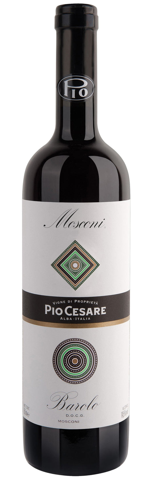 Pio Cesare Barolo Mosconi 2018  Front Bottle Shot