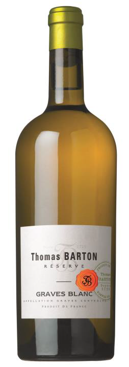 Thomas Barton Reserve Blanc 2020  Front Bottle Shot