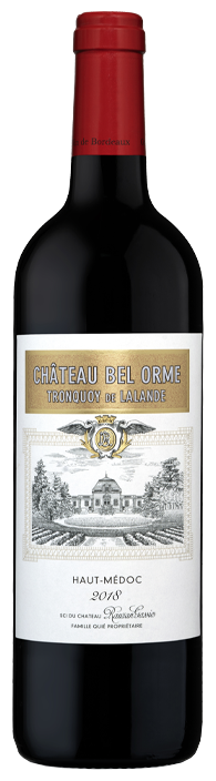 Chateau Bel Orme Tronquoy de Lalande  2018  Front Bottle Shot