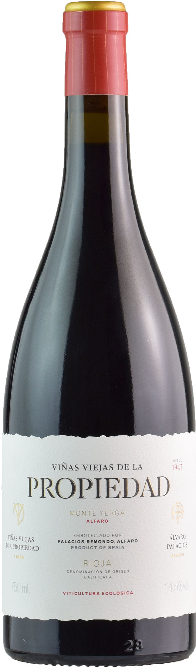Palacios Remondo Rioja La Propiedad Vinas Viejas 2021  Front Bottle Shot