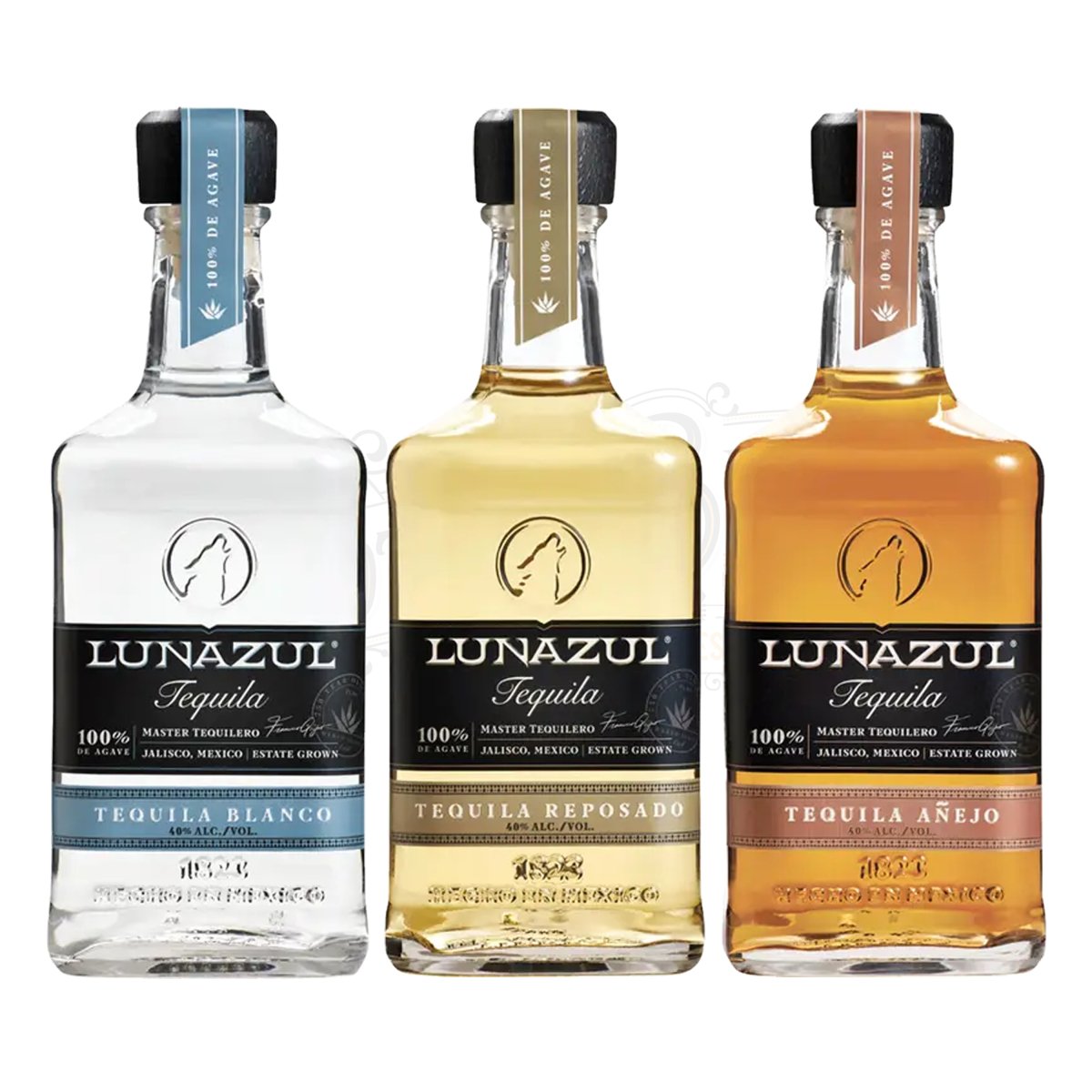 Lunazul Tequila Blanco, Reposado & Anejo Bundle