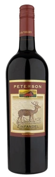 Peterson Dry Creek Zinfandel 2019  Front Bottle Shot