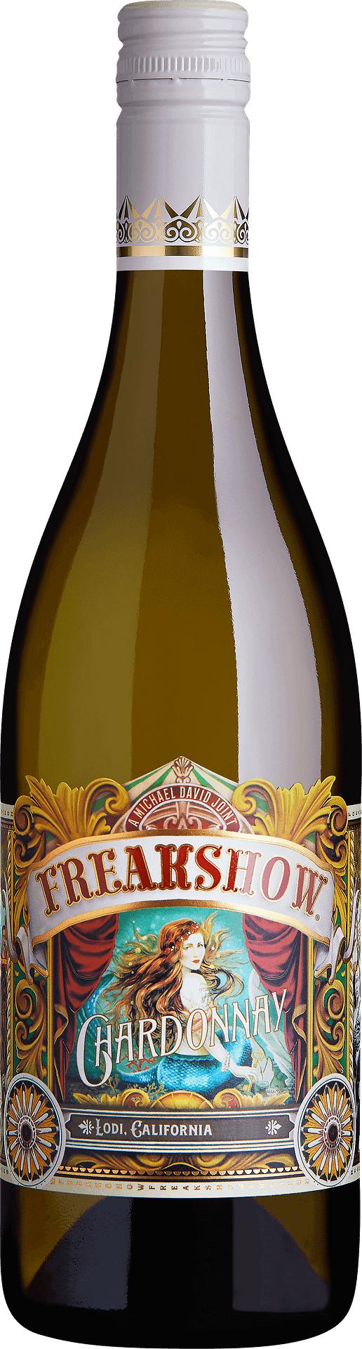 Michael David Winery Freakshow Chardonnay 2023  Front Bottle Shot