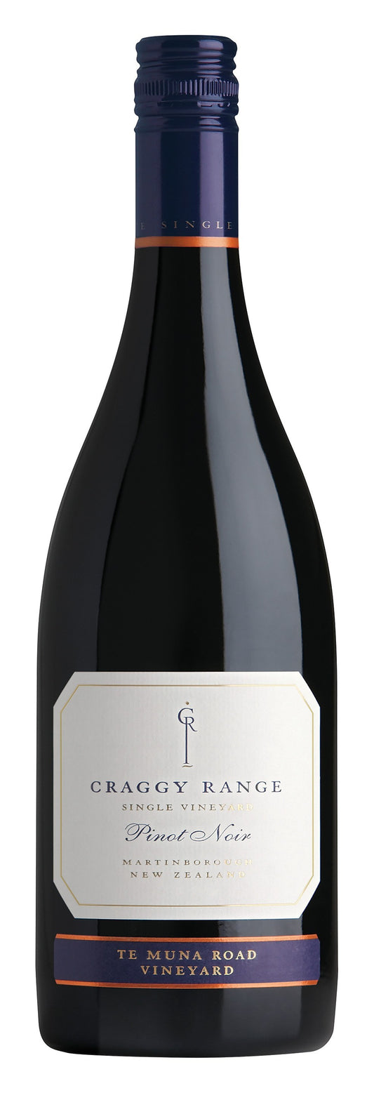 Craggy Range Winery Te Muna Road Vineyard Pinot Noir 2019  Front Bottle Shot