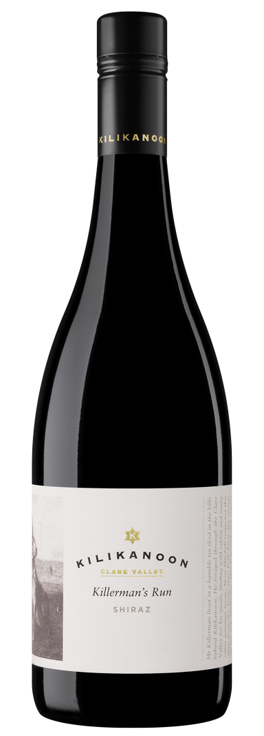 Kilikanoon Killerman's Run Shiraz 2018  Front Bottle Shot