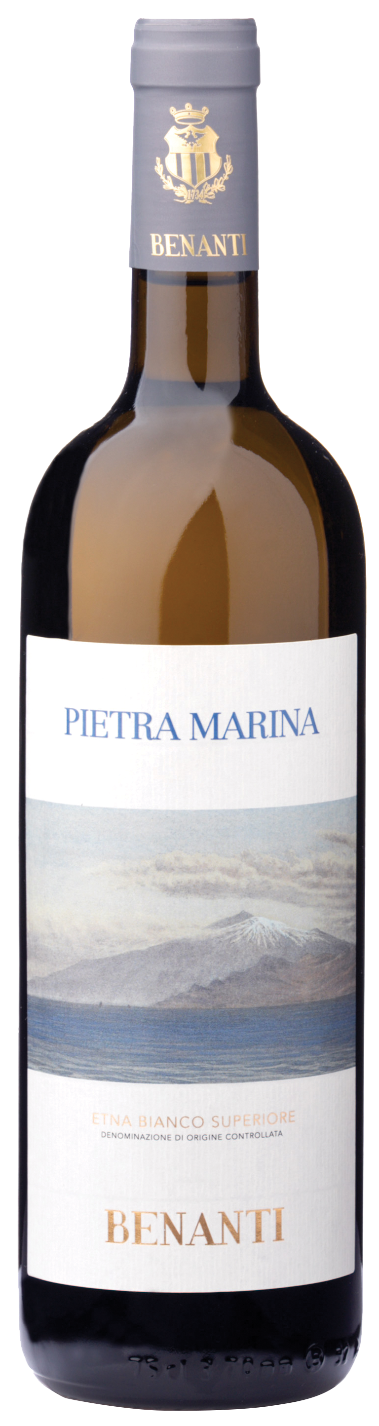 Benanti Pietra Marina Etna Bianco Superiore 2019  Front Bottle Shot