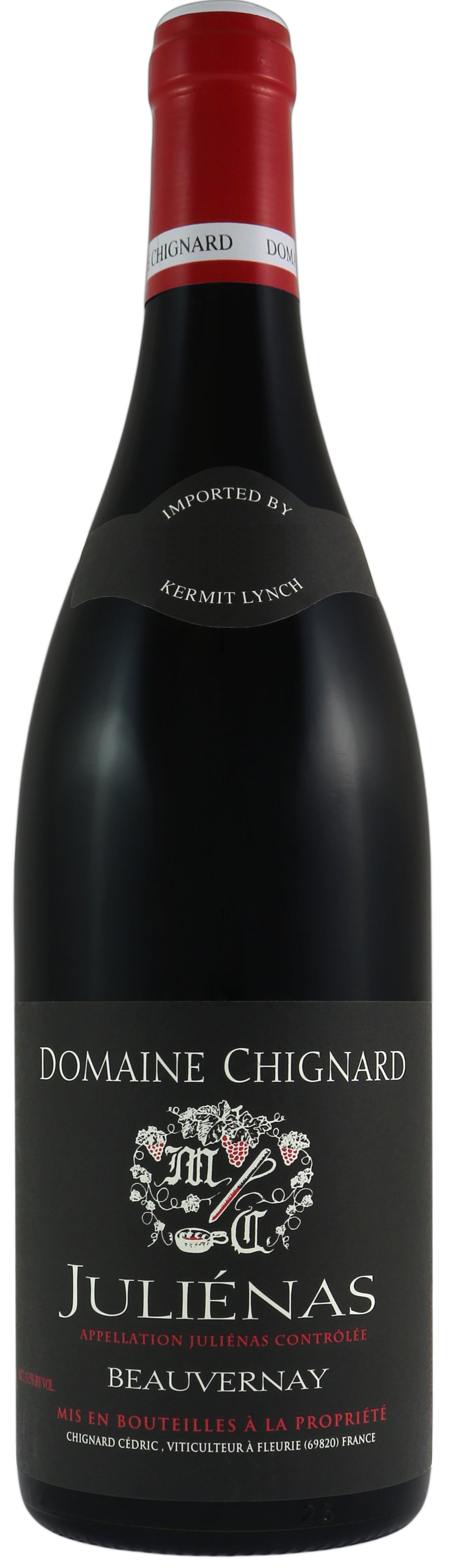 Domaine Michel Chignard Julienas Beauvernay 2023  Front Bottle Shot