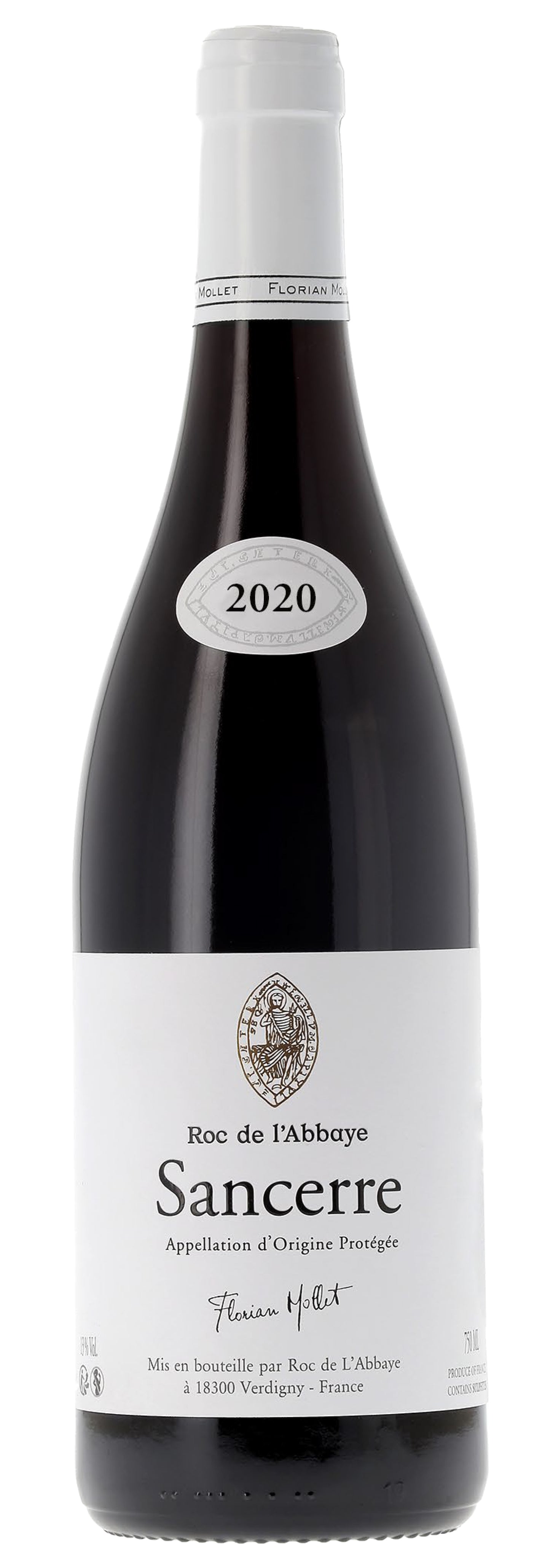 Roc de l'Abbaye Sancerre Rouge 2020  Front Bottle Shot