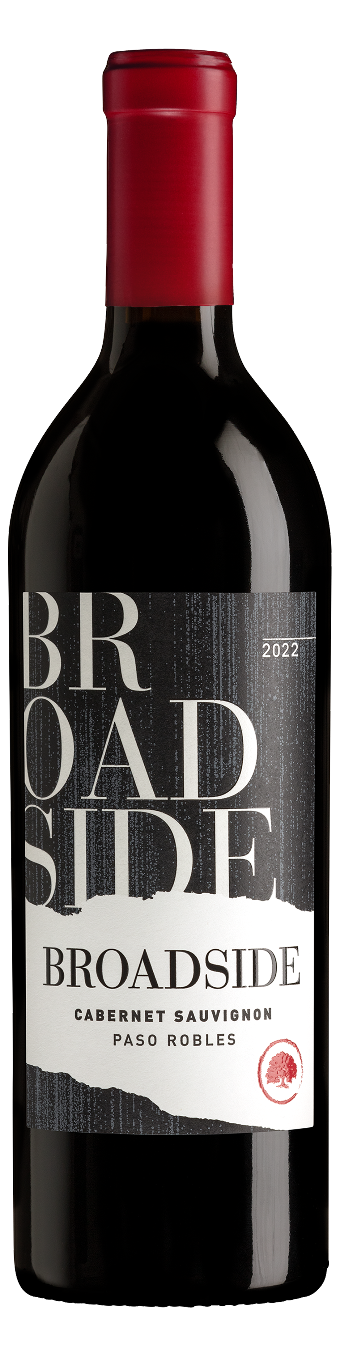 Broadside Paso Robles Cabernet Sauvignon 2022  Front Bottle Shot