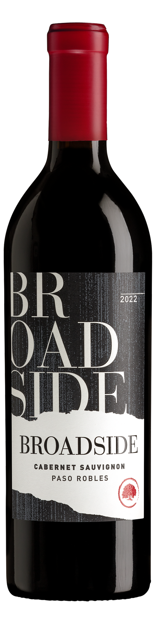 Broadside Paso Robles Cabernet Sauvignon 2022  Front Bottle Shot