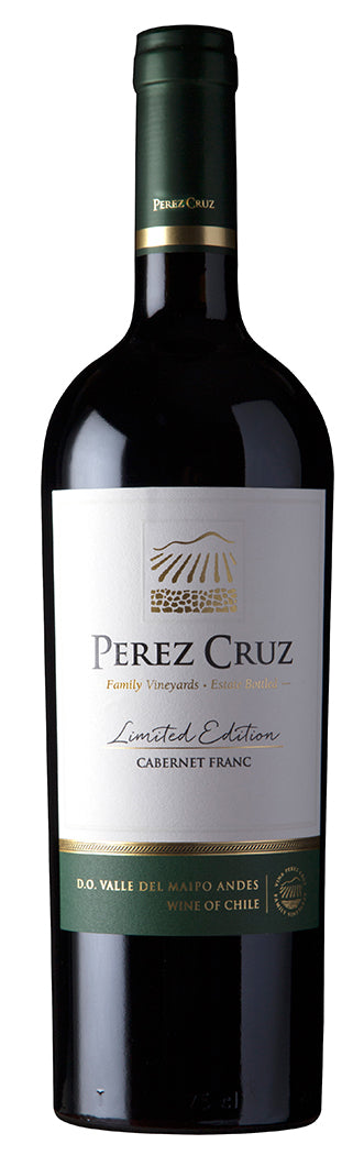 Perez Cruz Limited Edition Cabernet Franc 2022  Front Bottle Shot