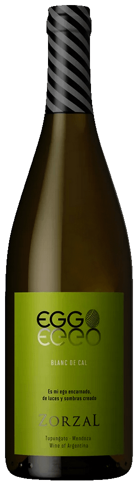 Zorzal Eggo Blanc de Cal Sauvignon Blanc 2022  Front Bottle Shot