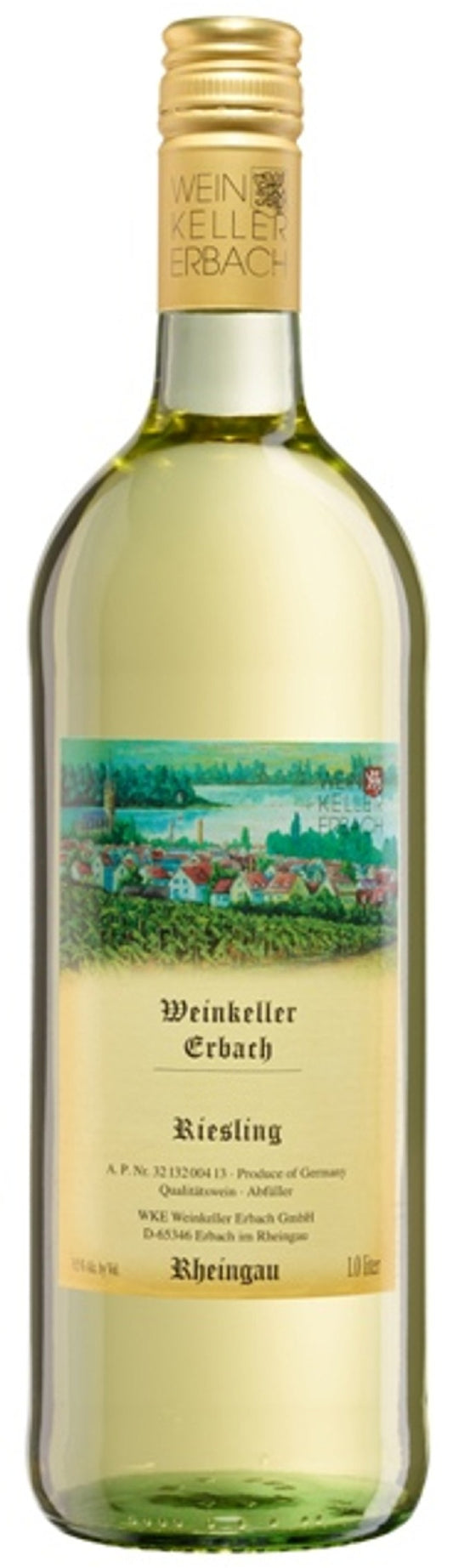 Weinkeller Von Erbach Rheingau Riesling (1 Liter) 2020  Front Bottle Shot