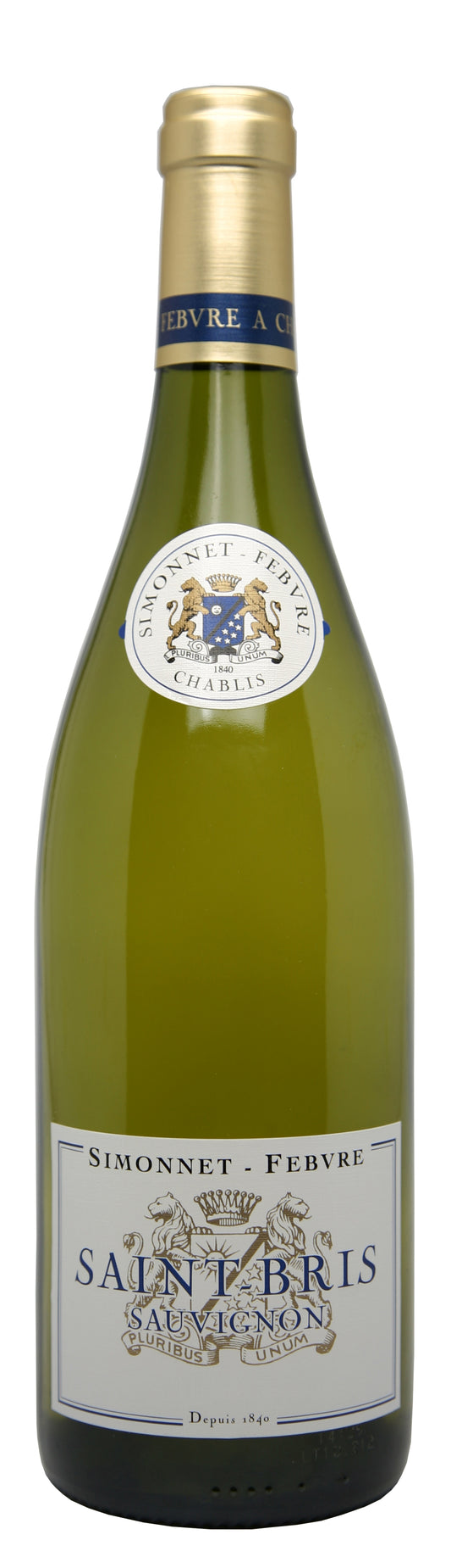 Simonnet-Febvre Saint-Bris de Sauvignon Blanc 2021  Front Bottle Shot