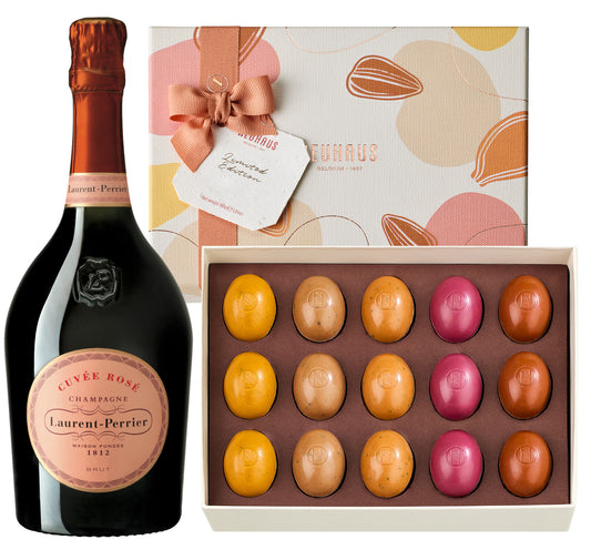 97 Point Laurent-Perrier Cuvee Rose & Neuhaus Belgian Chocolates