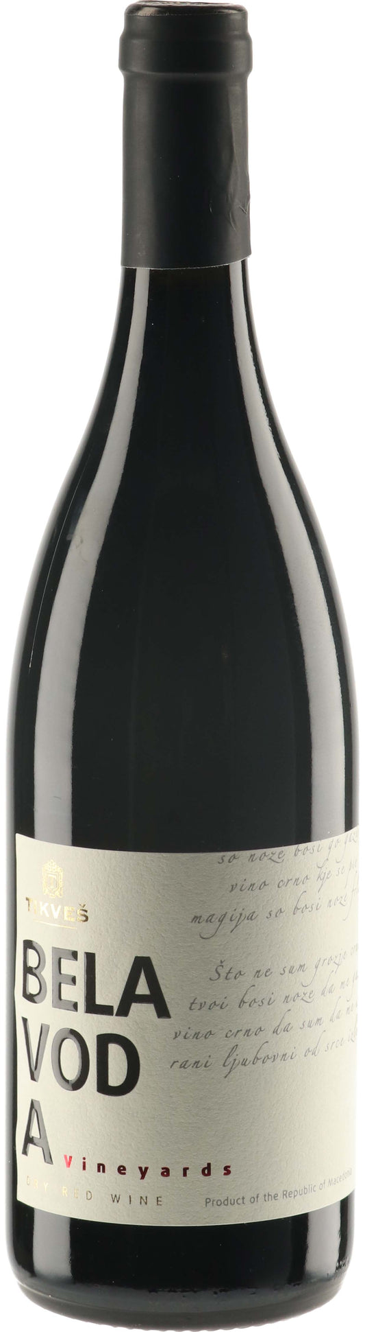 Tikves Bela Voda 2019  Front Bottle Shot