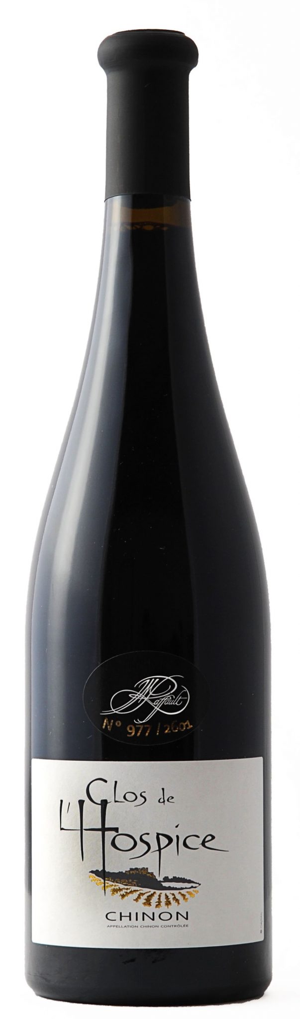 Jean-Maurice Raffault Clos de l'Hospice Chinon 2019  Front Bottle Shot
